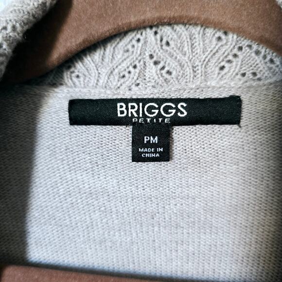 Briggs Petite Two-in-One Sweater PM – Layered Look, Neutral Knit - Picture 3 of 8